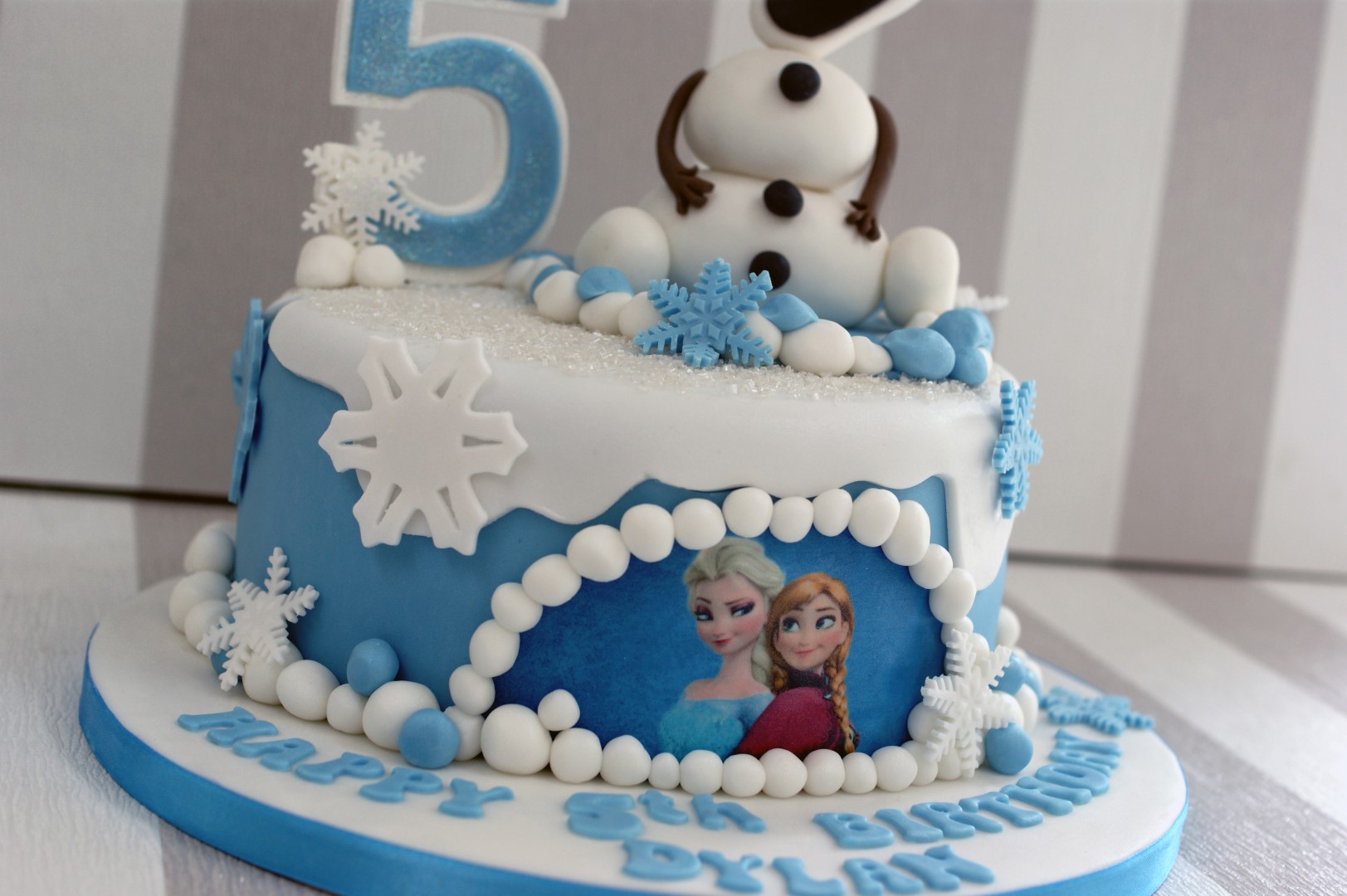 Disney Frozen Birthday Cake