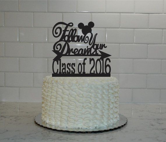 Disney Graduation Cake Topper