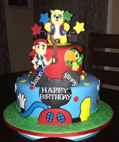 Disney Jr Birthday Cake