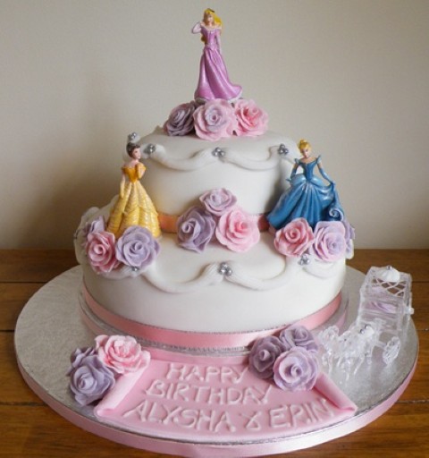 Disney Princess Birthday Cakes for Girls