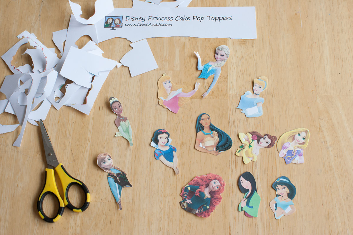 Disney Princess Cake Pop Toppers