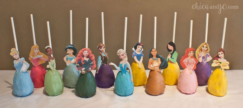 Disney Princess Cake Pops