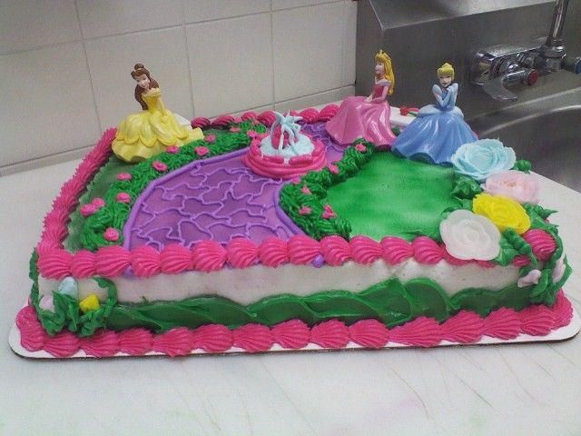 Disney Princess Sheet Cake