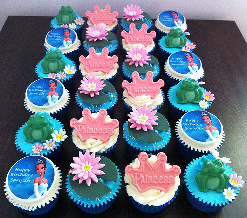 Disney Princess Themed Cake and Cupcakes