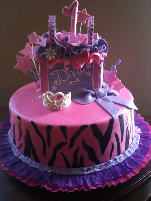 Diva Birthday Cake