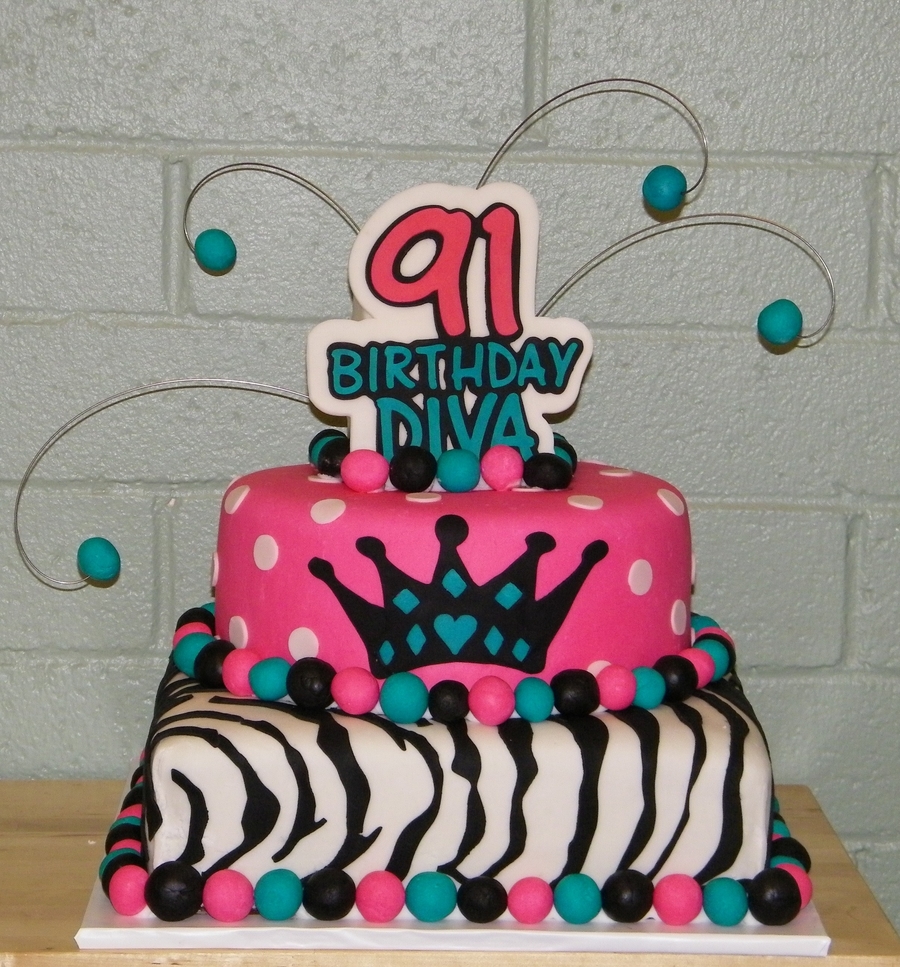 Diva Birthday Cake