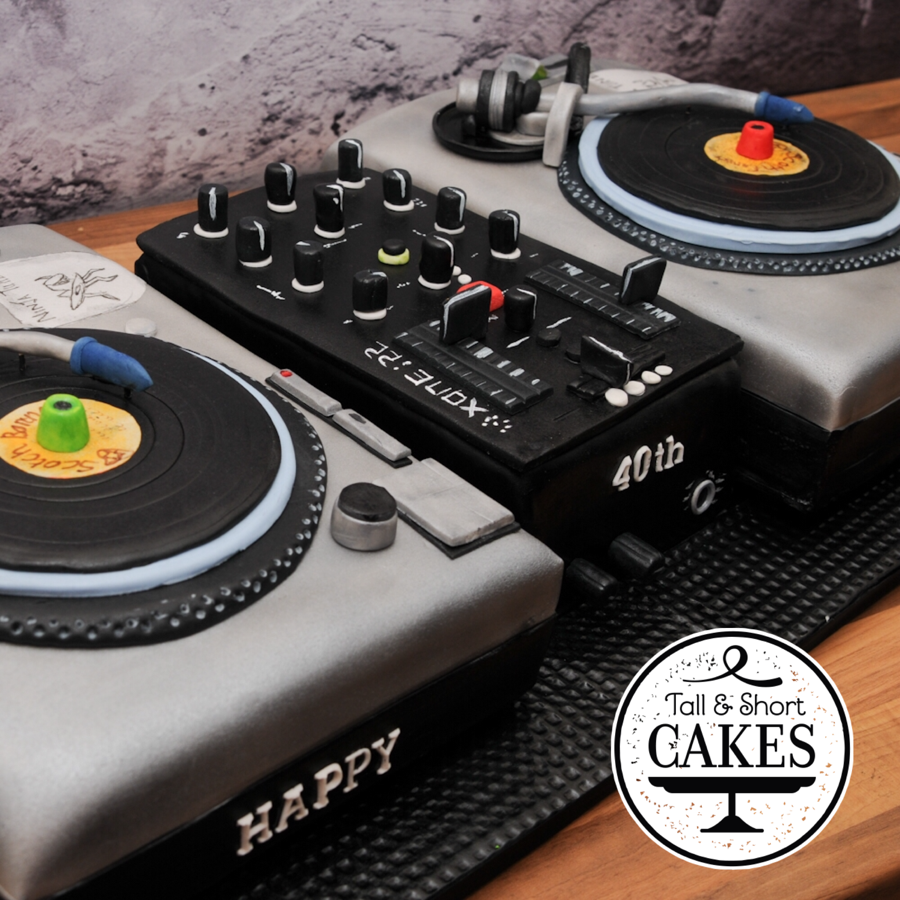 DJ Birthday Cake