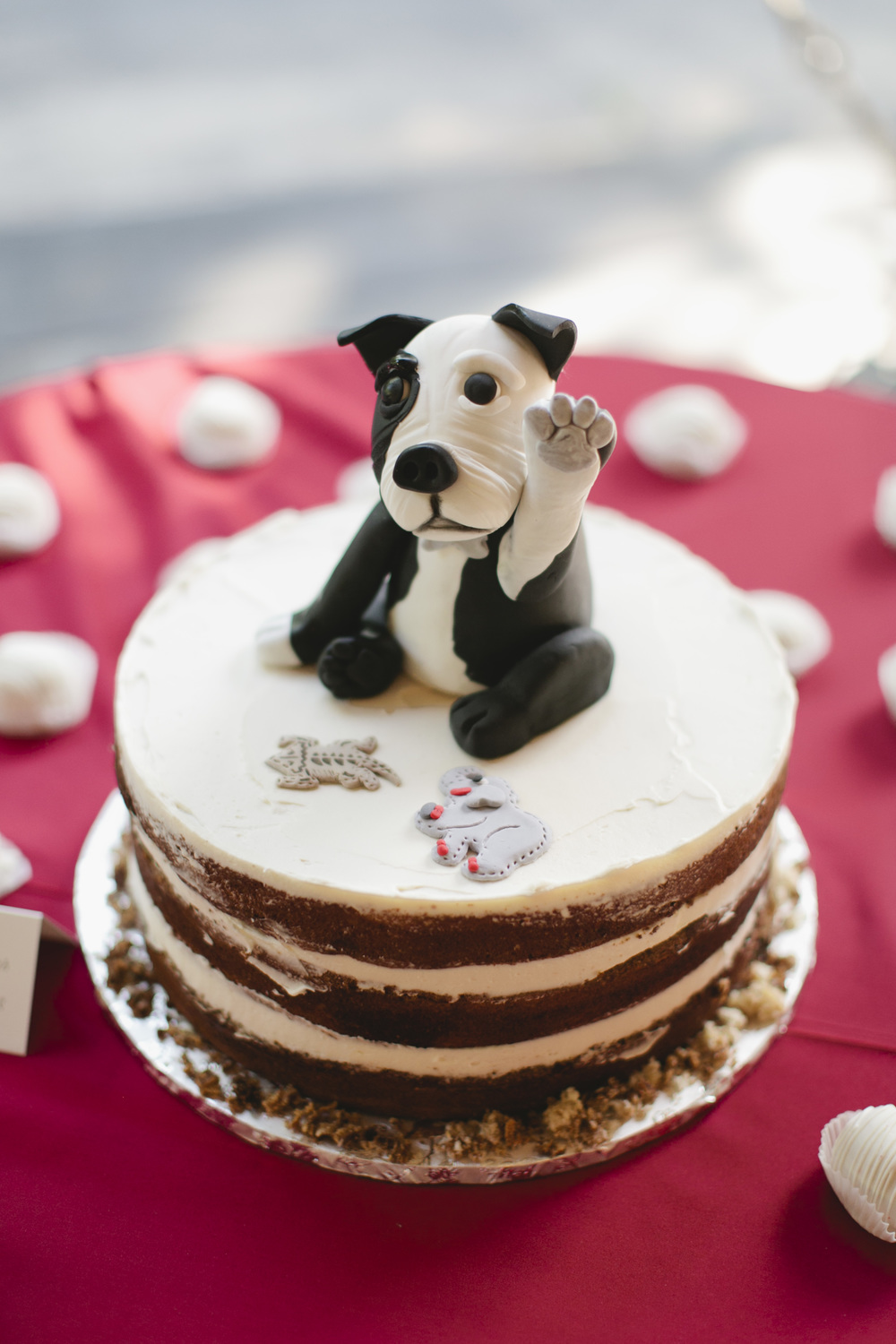 Dog Grooms Wedding Cakes