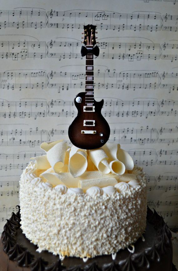 Electric Guitar Birthday Cake