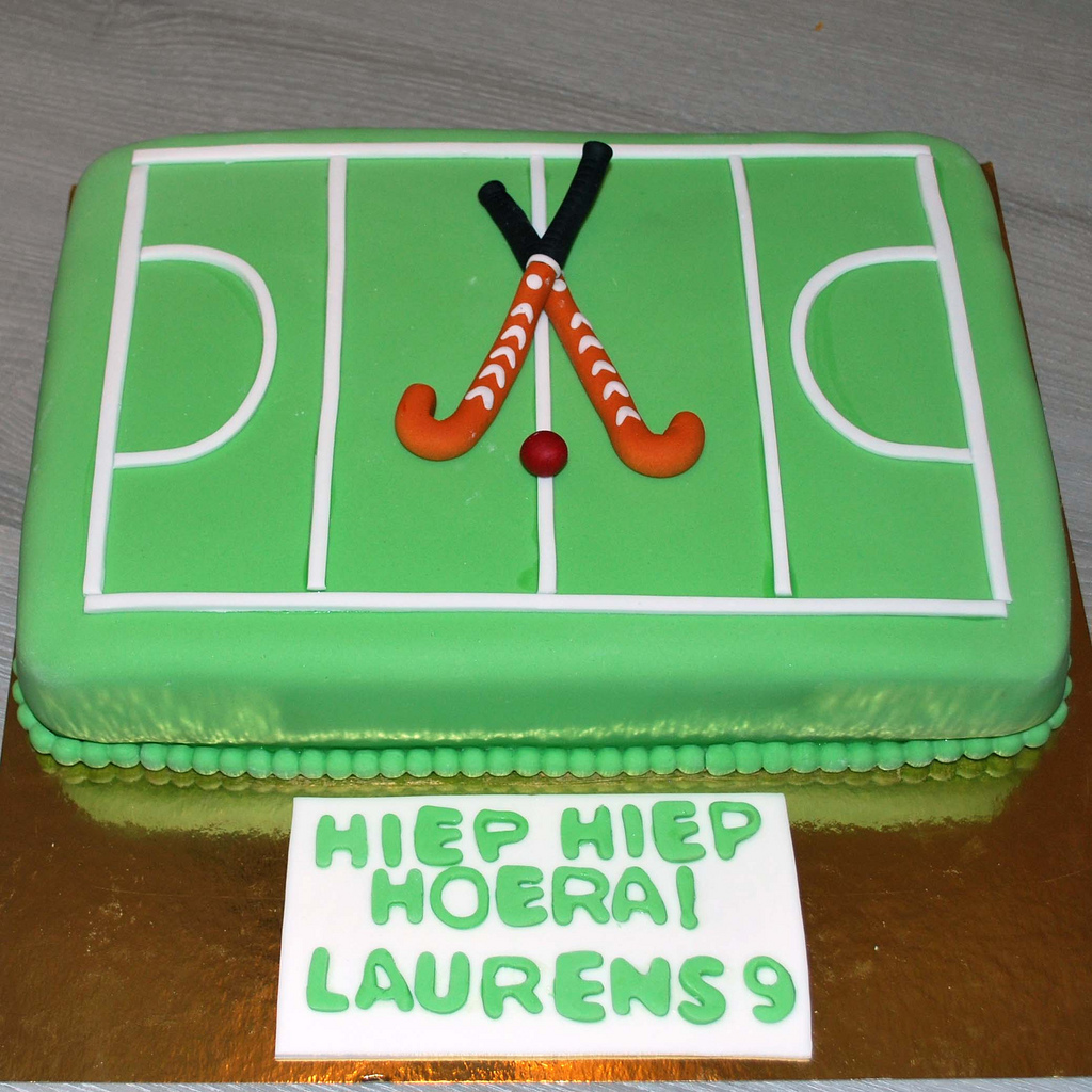 Field Hockey Birthday Cake