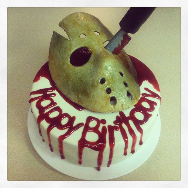 6 Friday The 13th Cakes Photo Jason Friday 13th Birthday Cake