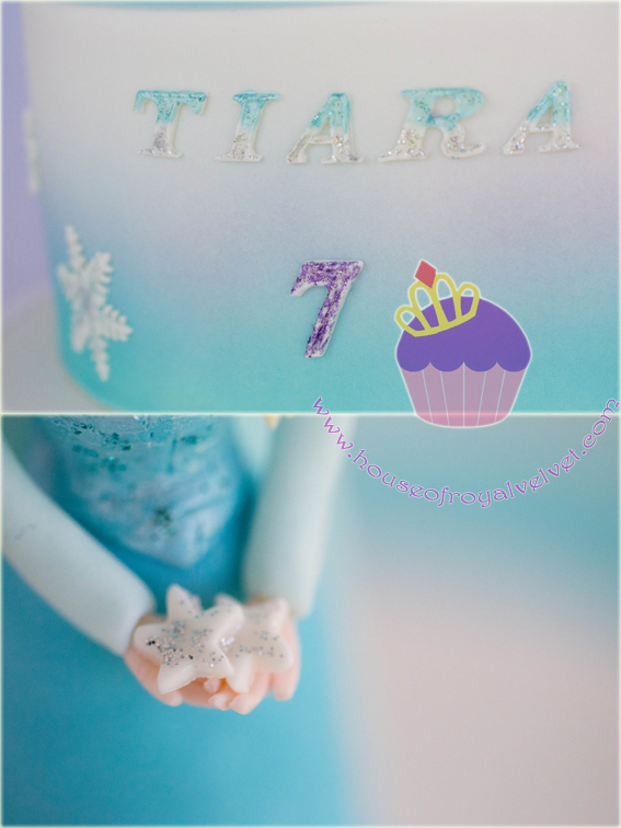 Frozen Birthday Cake Table