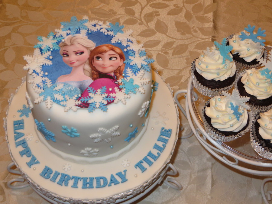 Frozen Birthday Cake