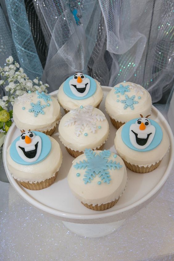 13 Photos of Winter Wonderland Themed Cupcakes For Birthday Party