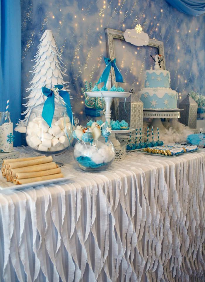 Frozen Winter Wonderland Birthday Party Ideas