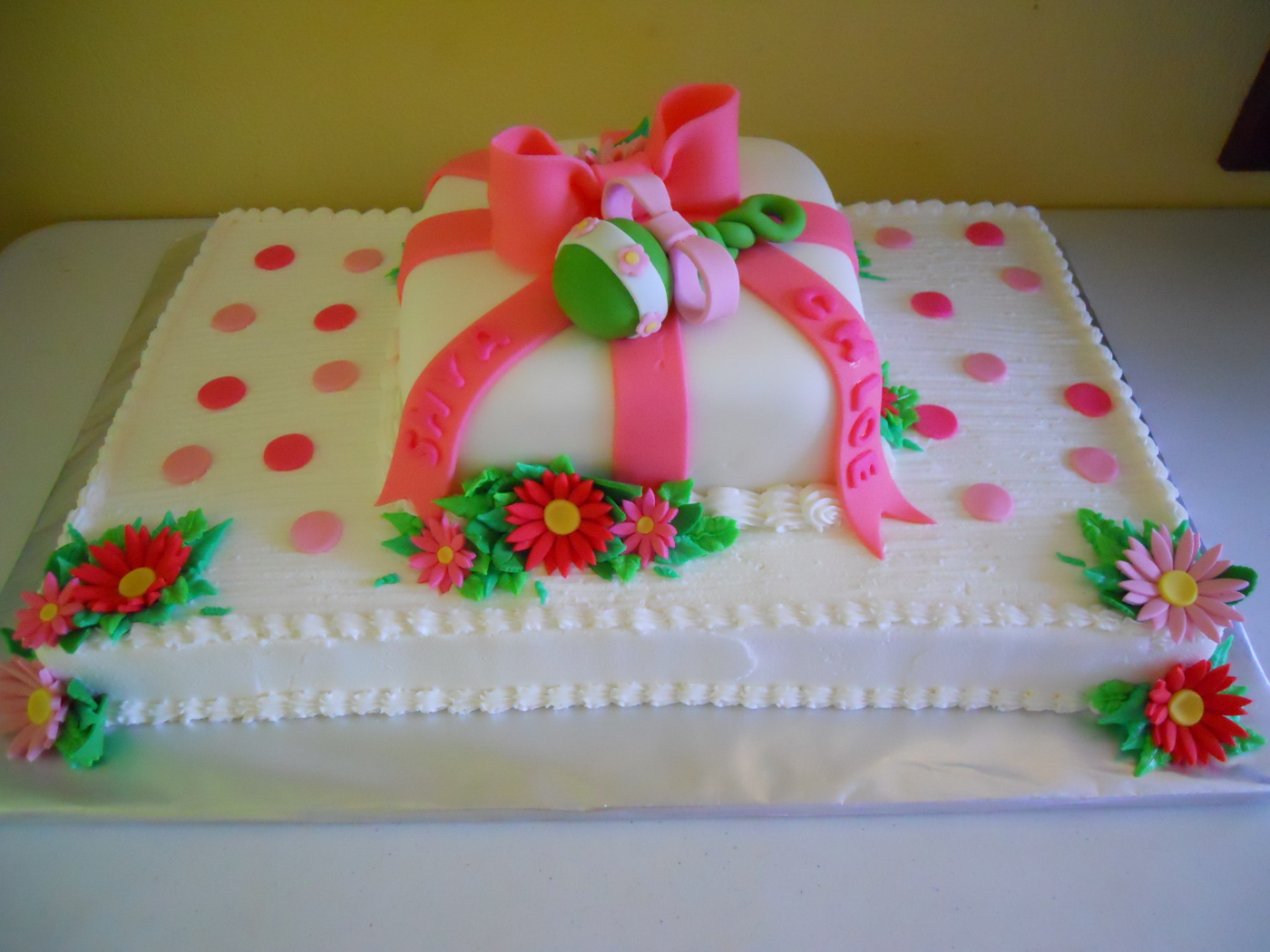 Full Sheet Baby Shower Cakes