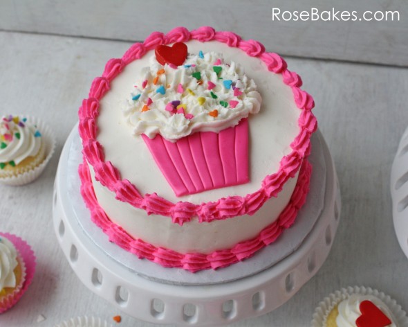 Girl 1st Birthday Smash Cake Cupcake
