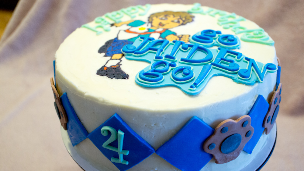 Go Diego Birthday Cake