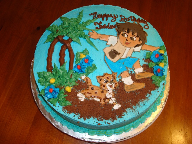 Go Diego Birthday Cake