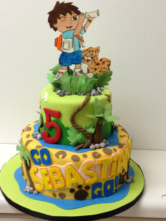 Go Diego Go Birthday Cake