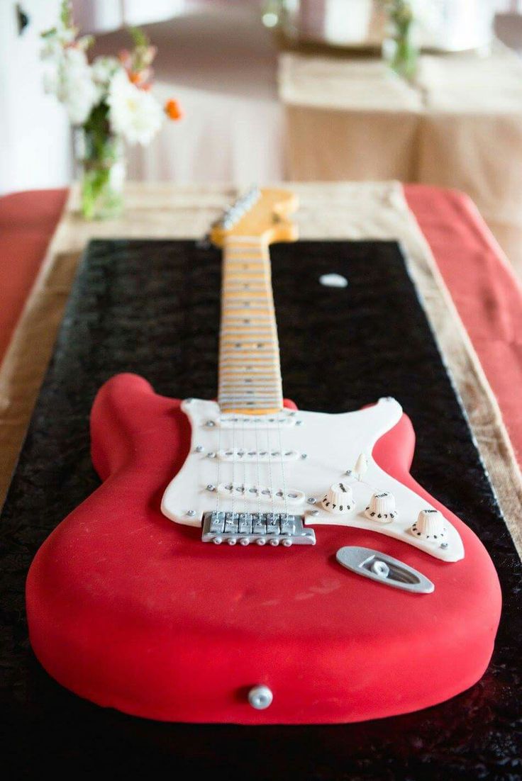 Guitar Birthday Cake Ideas