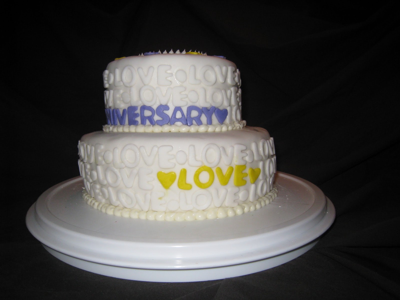 Happy 45th Anniversary Cake