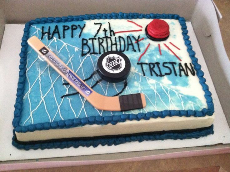 Hockey Birthday Cake Ideas