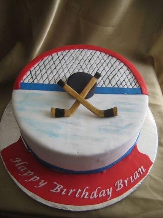 Hockey Birthday Cake Ideas