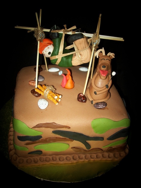 Hunting Birthday Cake