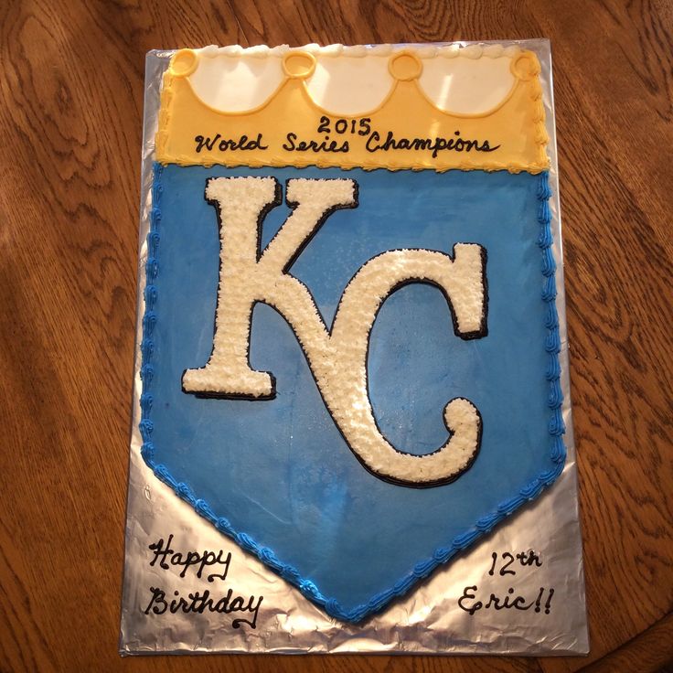 Kansas City Royals Birthday Cake