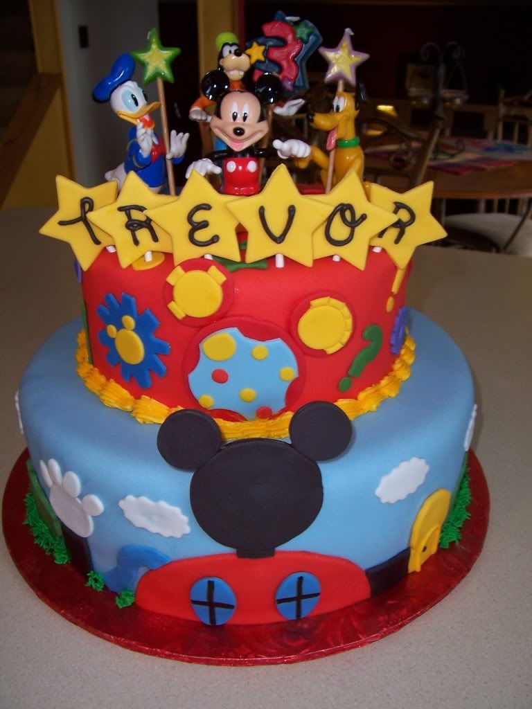 Mickey Mouse Clubhouse Birthday Cake