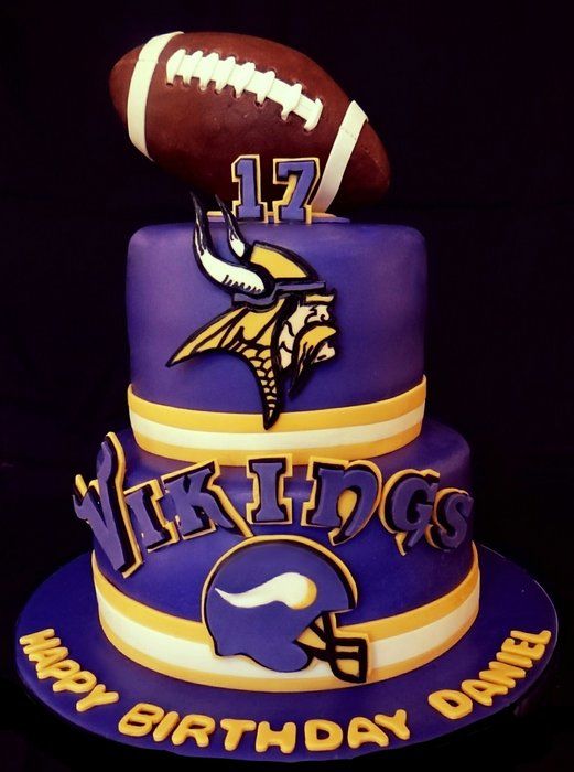 Minnesota Vikings Birthday Cake