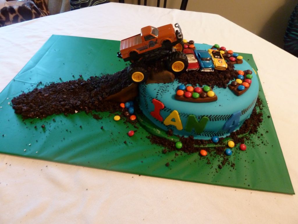 Monster Truck Cake