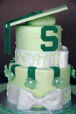 MSU Graduation Cake