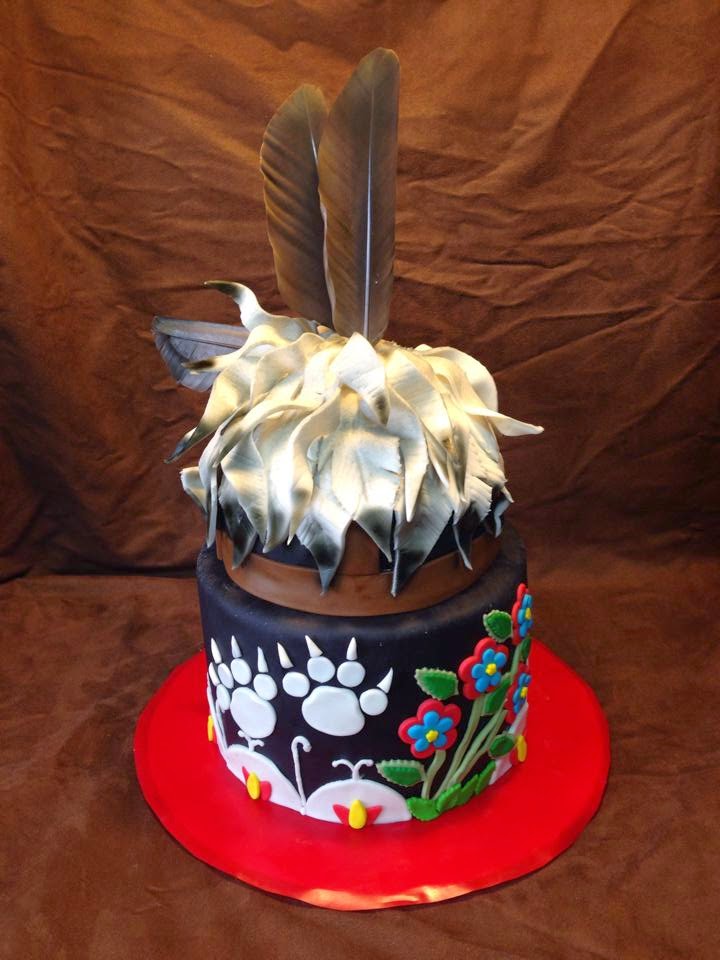 Native American Birthday Cake