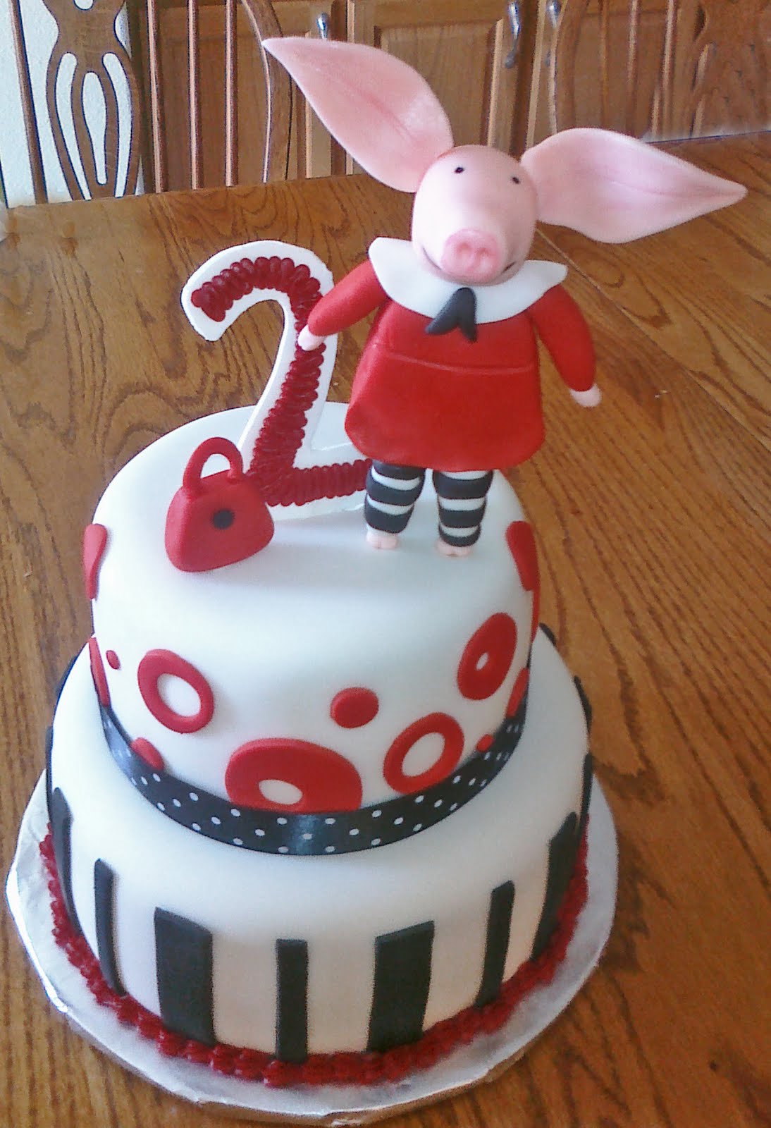 Olivia Pig Birthday Cake