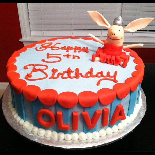 Olivia Pig Birthday Cake