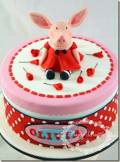 Olivia the Pig Cake