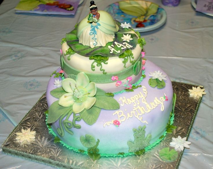 Princess and Frog Birthday Cake