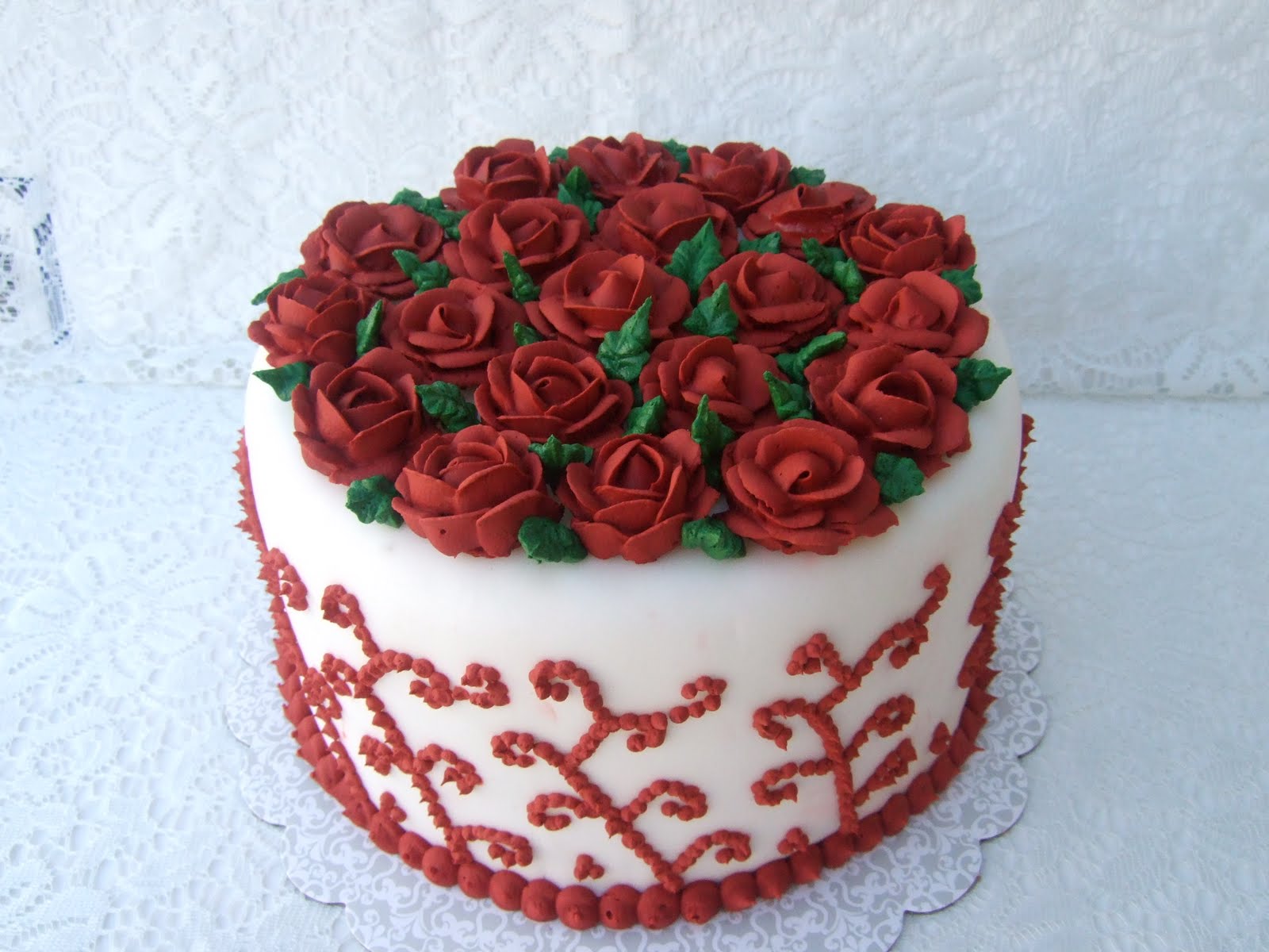 Rose Birthday Cake