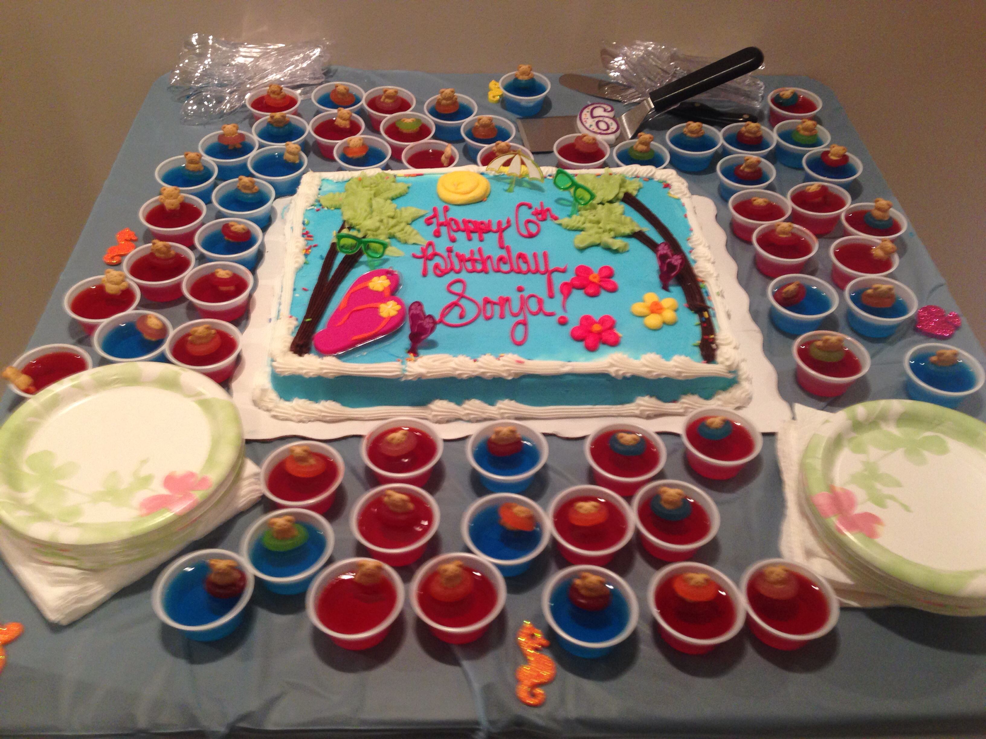 Sam's Club Beach Themed Cake