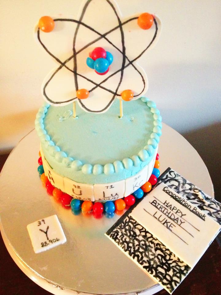 Science Birthday Cake