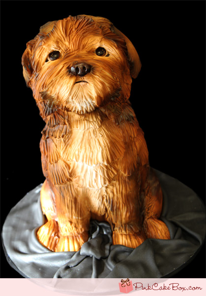 Sculpted Dog Cake