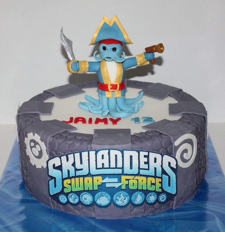 Skylanders Swap Force Birthday Cake