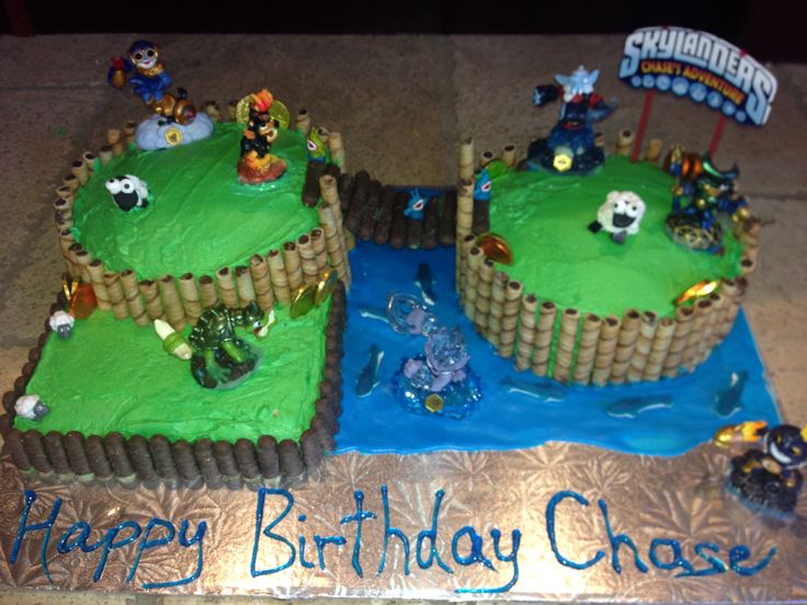 Skylanders Swap Force Birthday Cake