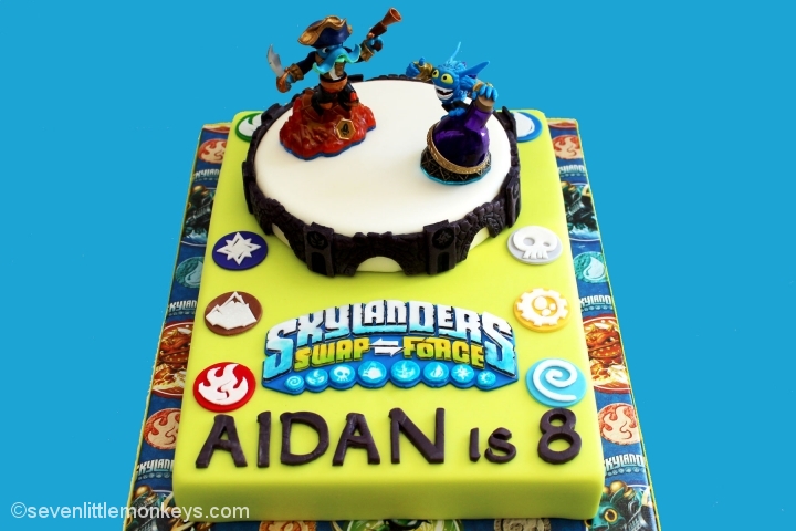 Skylanders Swap Force Birthday Cake