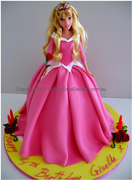 Sleeping Beauty Birthday Cake