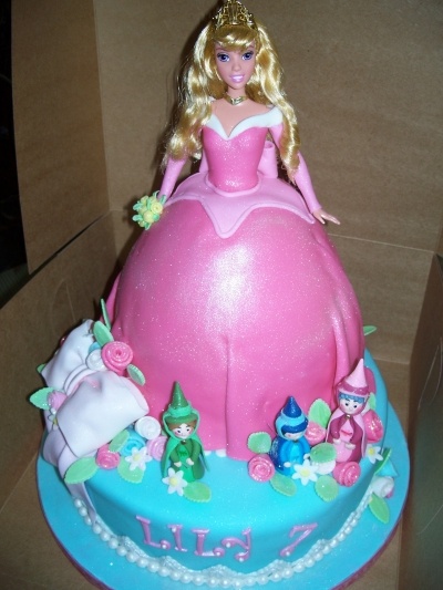 Sleeping Beauty Doll Cake