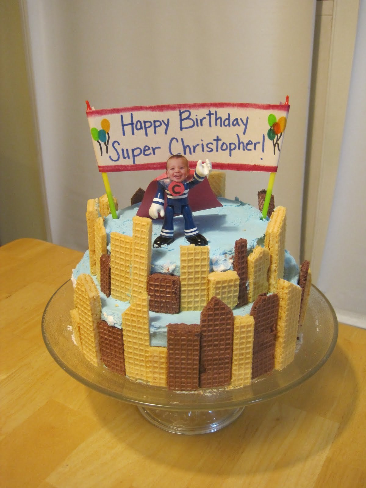 Superhero Birthday Cake Idea