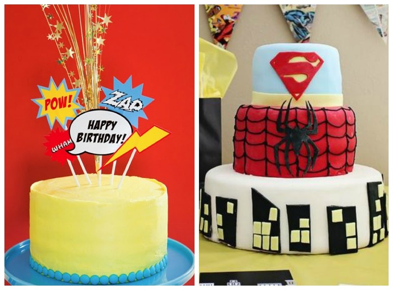 Superhero Kids Birthday Cake